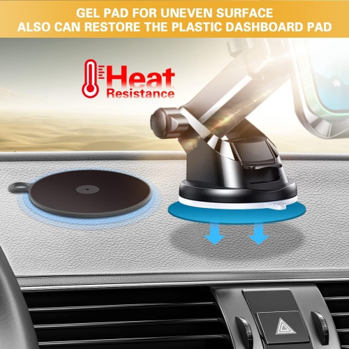 3M VHB Sticky Adhesive Replacement, 4pcs 3.15 Circle Double Sided Pads Gule for Dashboard/Windshield Suction Cup Phone Holder, 4pcs 23mm Round