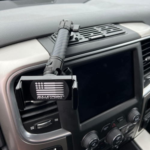 B Metal Dash Mount Cell Phone Holder Compatible with 2013-2018 RAM Truck & 2019+ RAM 1500 Classic