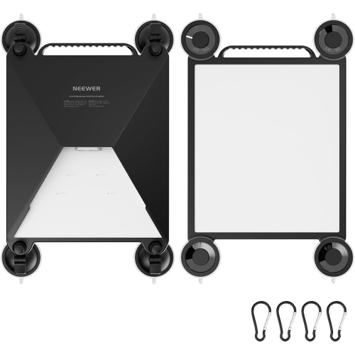 N Suction Cup Mount for Car Compatible with Starlink Mini, 2 in 1 Satellite Mounting Kit & Protective Silicone Case with Strong Suction Cups for Car