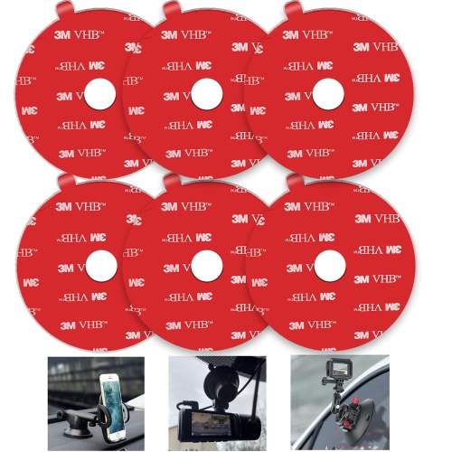 Double Sided Adhesive Pads,Made of 3 M V HB 5952,Car Mount Sticky Pad Replacement.Sticky Dash Cam Mounting Tape.Heavy Duty Tape Sticker for Dashboard