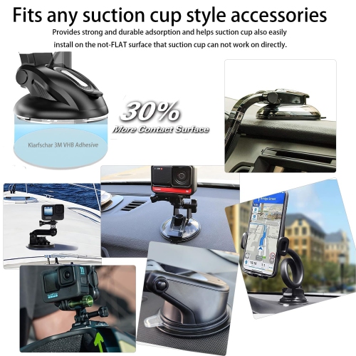 Double Sided Adhesive Pads,Made of 3 M V HB 5952,Car Mount Sticky Pad Replacement.Sticky Dash Cam Mounting Tape.Heavy Duty Tape Sticker for Dashboard