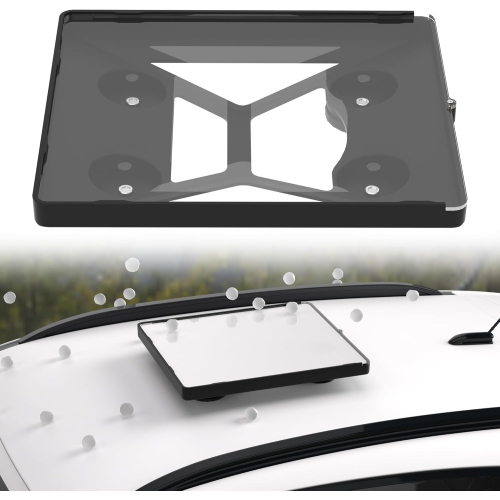 Starlink Mini Mount,Flat Magnetic Starlink Mini Car Shield Mount with Protective Cover,Black