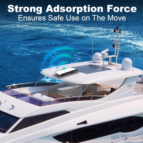 Starlink Mini Mount,Flat Magnetic Starlink Mini Car Shield Mount with Protective Cover,Black