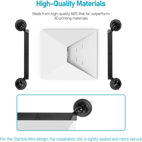 d Starlink Mini Mount - Suction Cup Car Mount for Star Link Mini Accessories Mounting Kit for Vehicle Windows and Sunroofs Starlink Mini Roof Holder