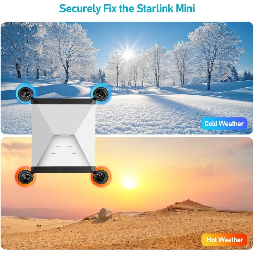 d Starlink Mini Mount - Suction Cup Car Mount for Star Link Mini Accessories Mounting Kit for Vehicle Windows and Sunroofs Starlink Mini Roof Holder