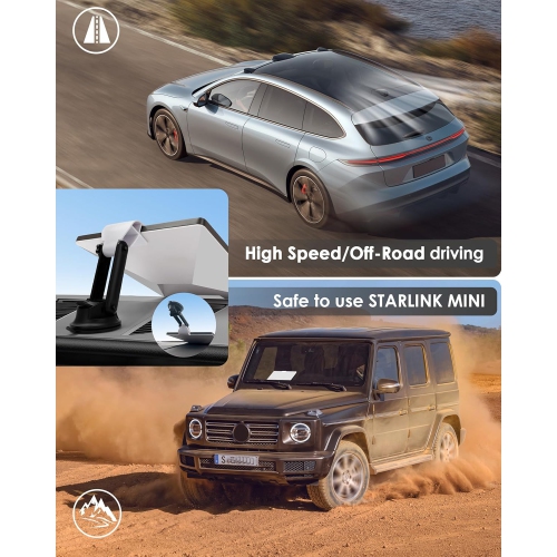 for Starlink Mini Car Mount,Starlink Mini Suction Cup Roof Mount Kit Accessories Magnetic Rv Roof Rack Dash Pole