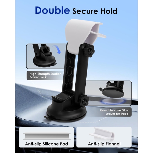 for Starlink Mini Car Mount,Starlink Mini Suction Cup Roof Mount Kit Accessories Magnetic Rv Roof Rack Dash Pole