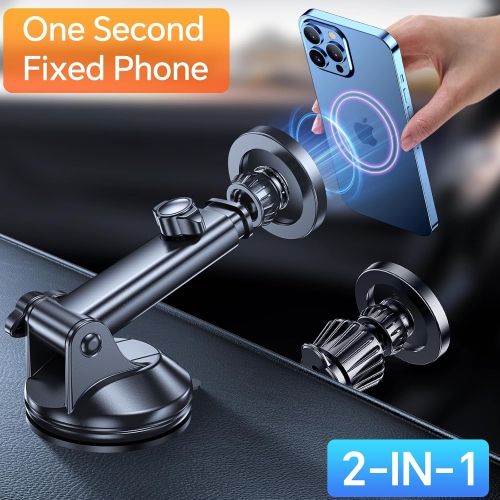 for MagSafe Car Mount(Windshield+Vent+Dash)Magnetic Phone Holder Car Suction Cup Phone Holder for Car Phone Holder MountSupport Cellulaire Auto for