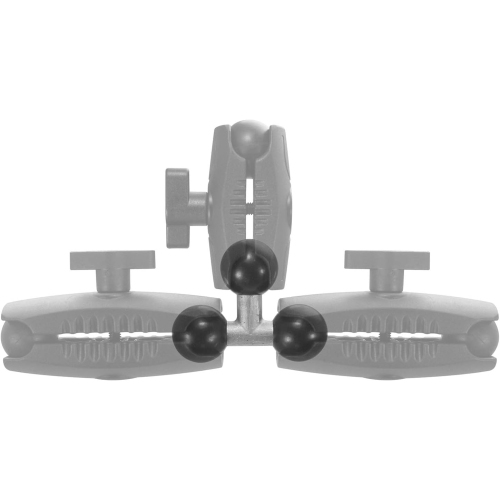 i Triple 25mm / 1 inch to 25mm / 1 inch - Three Metal Ball Joint Extension Adapter for Industry Standard Dual Ball Socket mounting arms