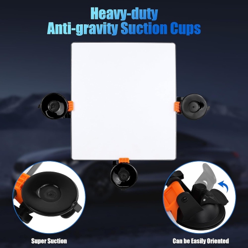 Foldable Starlink Mini Car Mount with Suction Cups,Quick Release Sunroof/Moonroof Mount for Car, RV, Boat, Truck Glass