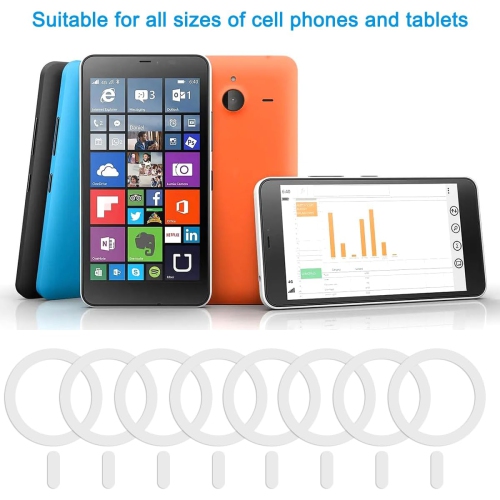 8 Pack Universal Metal Rings Compatible with MagSafe Magnetic Wireless Charger iPhone 15 14 13 Case, Adhesive Sticker Rings Ultra-Thin Car Magnet