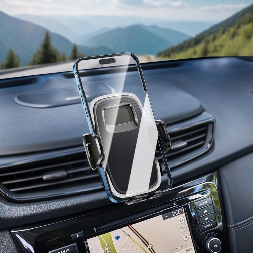 E for Nissan Rogue Phone Mount with Custom Base, Car Phone Mount for 2014-2020 Nissan Rogue Accessories, Hands Free Rogue Phone Holder for 4.7-7 in