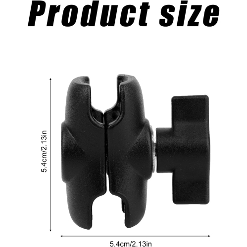 G Double Socket Arm Mount, 2.13in Aluminum Alloy Double Socket Arm for RAM Mount Phone Holder Bike Truck RAM Mounts Arms for 1 Ball Components