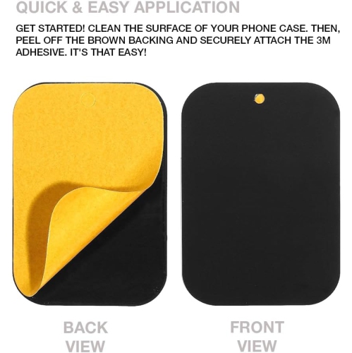 M Universal Smartphone Holder - Air Vent Magnetic Car Mount Compatible with iPhone 12/13/14/15/16 & Galaxy LG Android Cell Phone