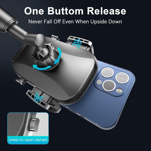 Car Cup Holder Phone Mount Adjustable Automobile Cup Holder Smart Phone Cradle Car Mount for iPhone 13 Pro/XR/XS Max/X/8/7 Plus/6s/Samsung S10+/Note