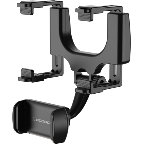 S SUHRM-1 StuckUp Rotatable Hands-Free Cell Phone Holder, Car Rear View Mirror Mount, 360° Hanging Rearview Mirror Phone Mount, Compatible w/iPhone