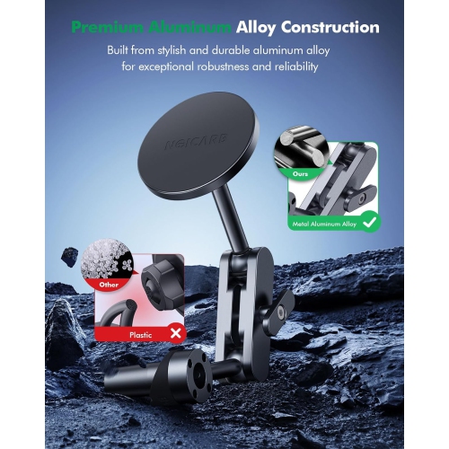 E for Tesla Phone Mount,for Mag-Safe Door-Install Phone Holder, Compatible with Model Y & Model 3 (2023-2017), Magnetic Car Phone Mount for iPhone