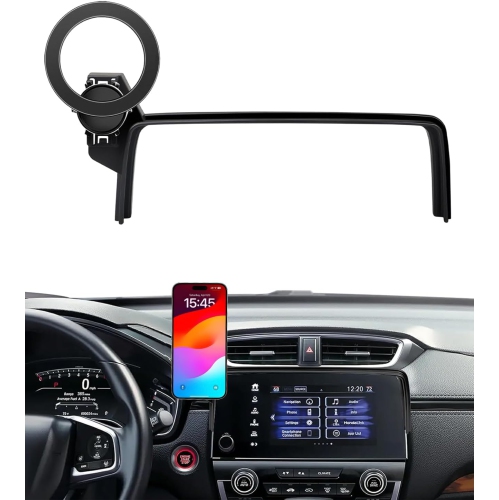H Car Phone Mount for Honda CR-V 2017-2022, Fits 5/7-Inch Touchscreen Only, for MagSafe Magnetic Car Phone Holder Screen Fixed Clip, Honda CR-V