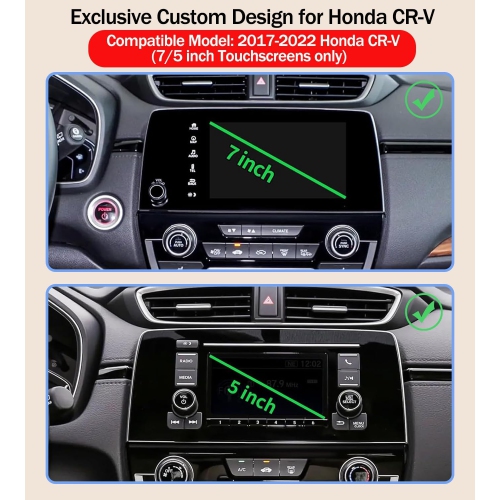 H Car Phone Mount for Honda CR-V 2017-2022, Fits 5/7-Inch Touchscreen Only, for MagSafe Magnetic Car Phone Holder Screen Fixed Clip, Honda CR-V