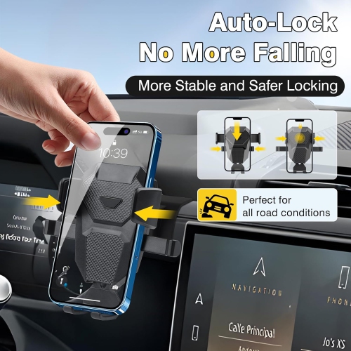 S Car Phone Holder for 2023-2025 Land Rover Defender Auto Accessories,Adjustable Defender Air Vent Mount Holder,Defender Cell Phone Mount Cradles