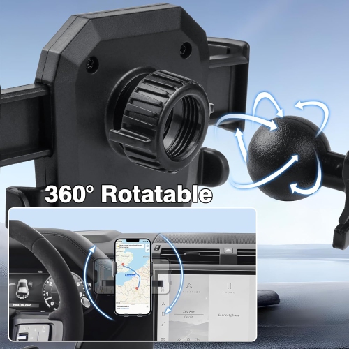 S Car Phone Holder for 2023-2025 Land Rover Defender Auto Accessories,Adjustable Defender Air Vent Mount Holder,Defender Cell Phone Mount Cradles