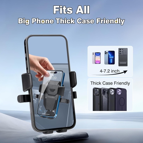 S Car Phone Holder for 2023-2025 Land Rover Defender Auto Accessories,Adjustable Defender Air Vent Mount Holder,Defender Cell Phone Mount Cradles