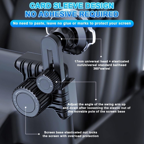 C Mobile Phone Holder for Tesla Model 3/Y, Strong Magnet Foldable Dashboard Magnetic Car Mount, Tesla Touchscreen Car Phone Holder Mount, Magnetic