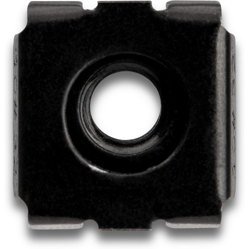 .com 10-32 Cage Nuts - 50 Pack - Rack Mount Clip Nuts - for Square Hole Server Rack - Black