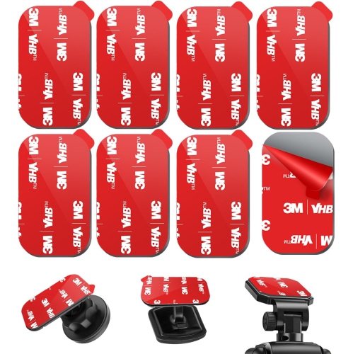Sticky Adhesive Pad Replacement for Car Dashboard Magnetic Phone Mount Base, p 8pcs 3M VHB Double Sided Sticker Heat Resistance Tape for Magnet