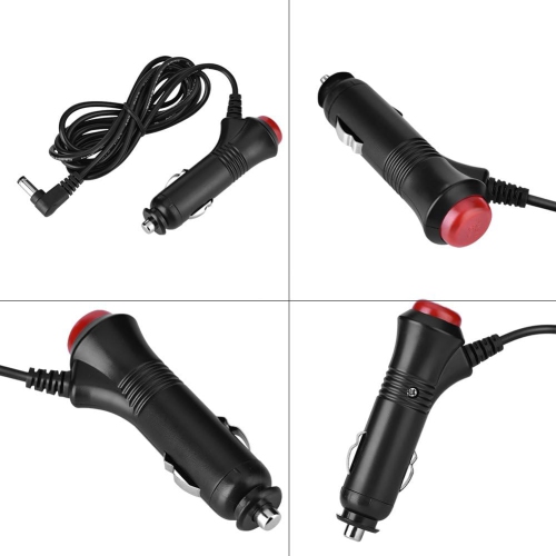 Car Cigarette Lighter DC 12V 5.5 x 2.1mm Plug Adapter Cable Cord w/Switch
