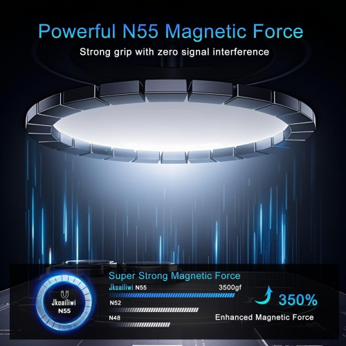 J Suction Cup Phone Holder for Magsafe, 360ยฐ Adjustable Nano Gel Vacuum Magnetic Car Phone Holder Mount, Pocket Size Foldable Cell Phone Holders for