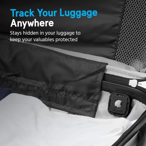 P Protector 4-Pack Apple AirTag Holder Air Tag Case with 3M Adhesive Sticker Rugged Shockproof AirTag Cover Hidden AirTag Holder Stick On Mount for