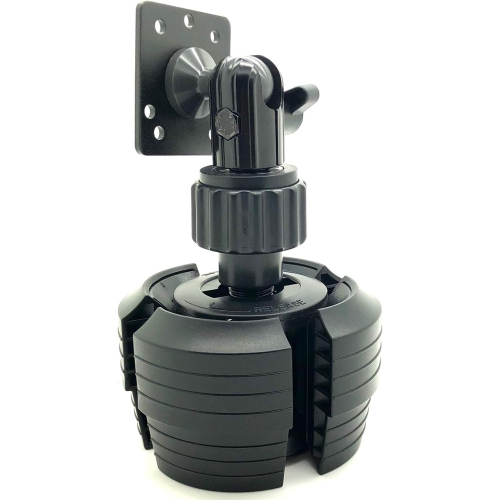 L Lynx Series Heavy Duty Metal AMPS Hole Pattern Drinks Cup Holder Mount for Sirius XM ICOM YAESU CB Ham Radio, Arkon, Ram, Pro Clip & Bracketron