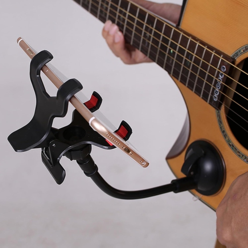 M Guitar Removable Suction Cup Phone Holder, Head Phone Holder Mount for Live Broadcast Teaching Video Recording Android and iPhone Compatible