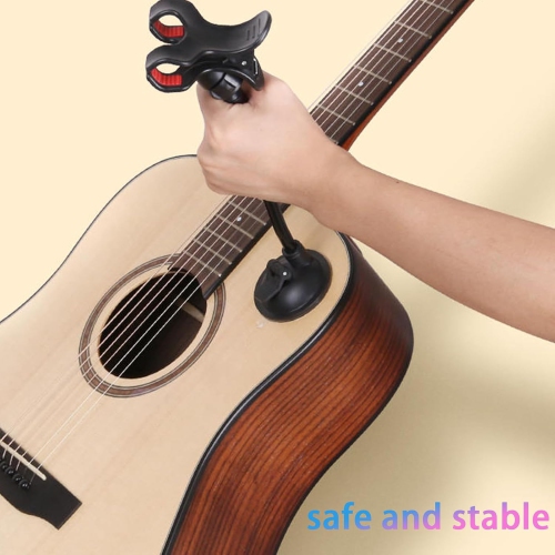 M Guitar Removable Suction Cup Phone Holder, Head Phone Holder Mount for Live Broadcast Teaching Video Recording Android and iPhone Compatible