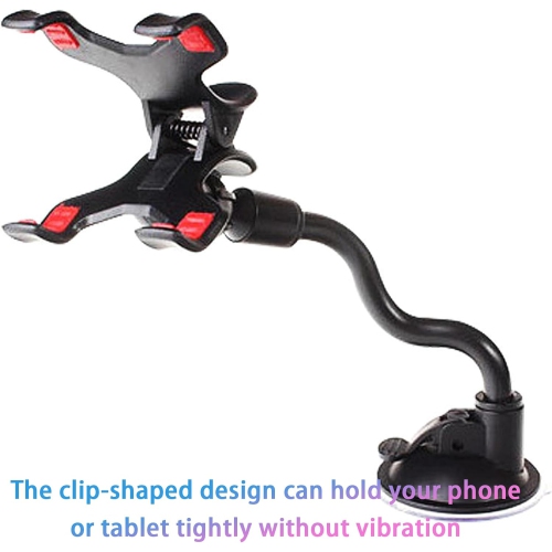 M Guitar Removable Suction Cup Phone Holder, Head Phone Holder Mount for Live Broadcast Teaching Video Recording Android and iPhone Compatible