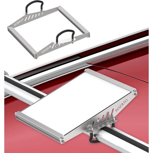 S Starlink Mini Car Mount,Starlink Mini Roof Rack Mounting Kit with Full Metal Protection,Shock-Absorbing Foam, Adjustable U-Bolt Clamps,Accessory