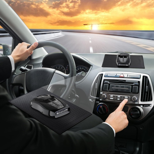 B Anti Slip Sticky Pad for Car Dashboard, Non-slip Dash Adhesive Gel Mat 7.9x5.1 Inch for Phones Radar Detector Sunglasses Keys GPS Coins Electronic