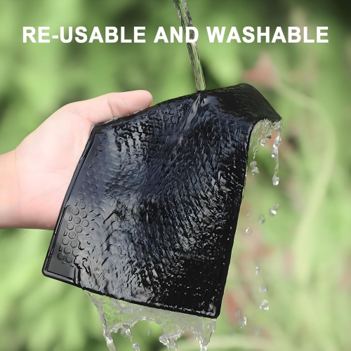 B Anti Slip Sticky Pad for Car Dashboard, Non-slip Dash Adhesive Gel Mat 7.9x5.1 Inch for Phones Radar Detector Sunglasses Keys GPS Coins Electronic