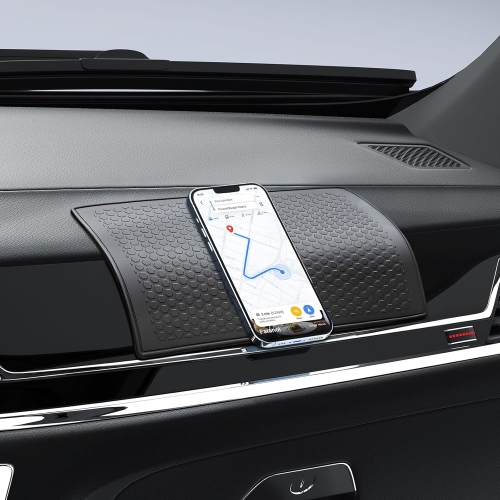B Anti Slip Sticky Pad for Car Dashboard, Non-slip Dash Adhesive Gel Mat 7.9x5.1 Inch for Phones Radar Detector Sunglasses Keys GPS Coins Electronic