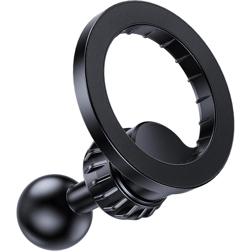 A Magnetic Phone Holder Base with 1 Ball Mount Adapter for MagSafe Compatible with RAM Mounts Double Socket Arm for iPhone 16/15/14/13/12 Series