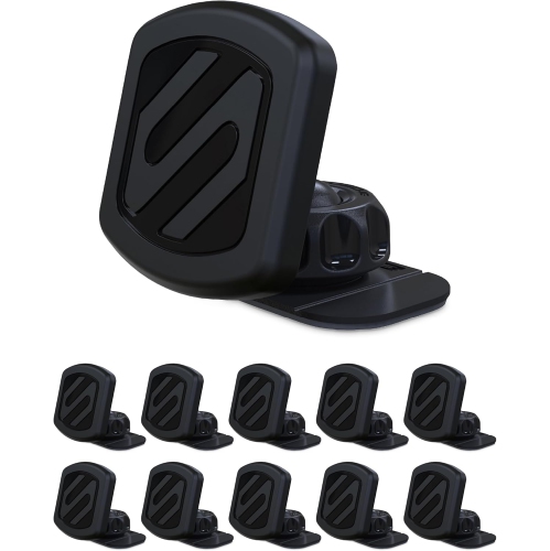 S MAGDM-10PKFLT MagicMount Universal Magnetic Mount for Mobile Devices, Black