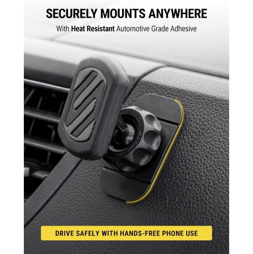 S MAGDM-10PKFLT MagicMount Universal Magnetic Mount for Mobile Devices, Black