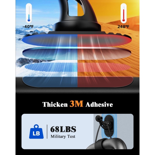 v for Magsafe Car Mount [Air Vent & Dashboard]: Magnetic Phone Holder for Round/Horizontal/Vertical Vent, Strong Magnet for iPhone 16 15 14 13 12 Pro