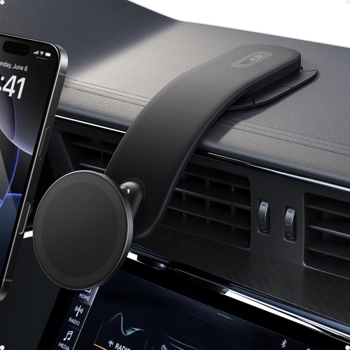 A Magnetic Car Mount for iPhone 16/15, 360° AdjustableCar Phone Holder with Alloy Bracket, Only for iPhone 16/16 Pro/16 Pro Max/16 Plus and More
