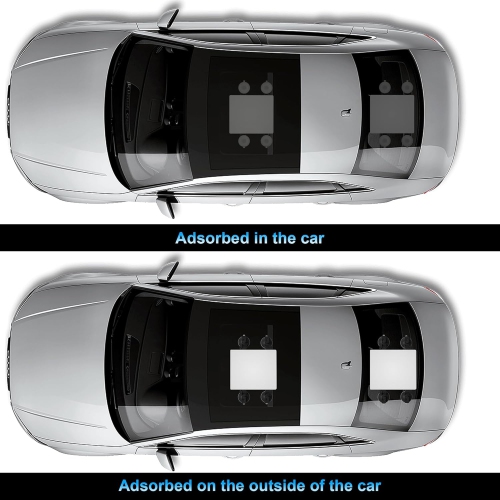 Starlink Mini Mount,Adjustable Starlink Mini Suction Cup Mount with 3M Car Charger Cable,Starlink Mini Car Mounting Kit(Black)