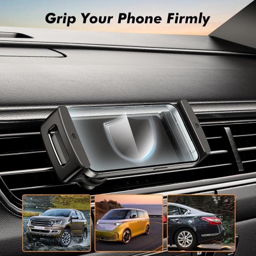 O for Z Fold 6 Car Mount, 360° Rotatable Car Vent Phone Tablet Mount, Phone Holders for Your Car for Samsung Galaxy Fold 6 5 4 3 2 Google Pixel 9 Pro