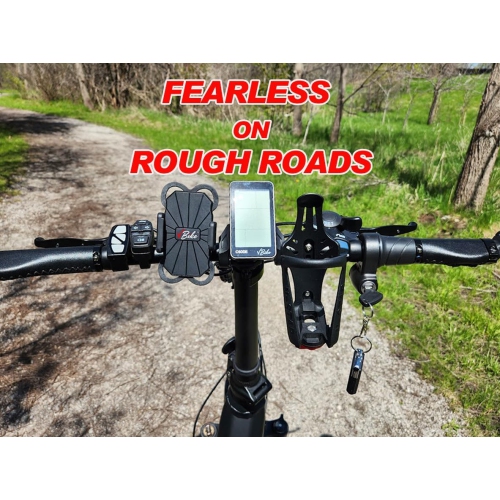 v Motorcycle Phone Mount, Phone Holder, Scooter, Golf Cart, Bicycle, Stroller, Harley, MTB, and ATV Handlebar, Anti Vibration Heavy-Duty 360° Mount