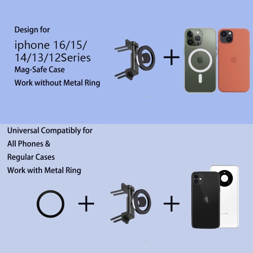 Car Phone Mount for Applicable Mercedes-Benz C-Class, E-Class,S-Class,B-Class,A-Class, GLC/GLE/GLS/GLB/GLA-Class Mobile Phone Holder,Mini