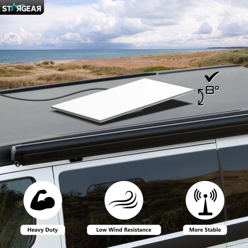 S Starlink Gen 3 Mount Mobility, Starlink Accessories Semi-Permanent for Starlink Mount Gen 3, Anti Theft Standard V3 Dish Flat Mounts for RV Vehicle